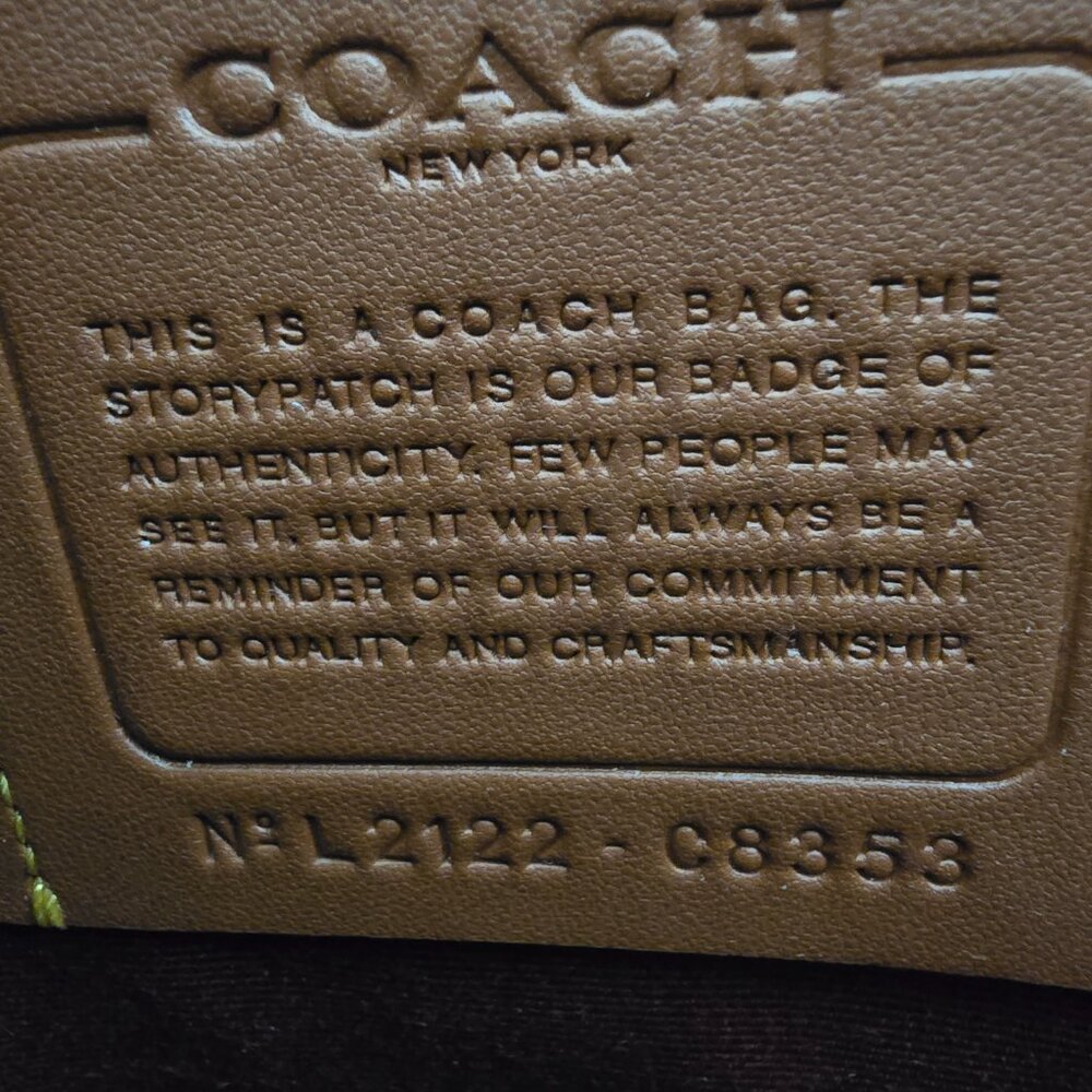 Coach Alana Saddle Brown Tote - Picture 3 of 14